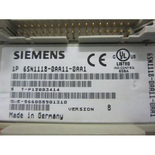 Siemens 6SN1118-0AA11-0AA1 SIMODRIVE 611 Motor Controller