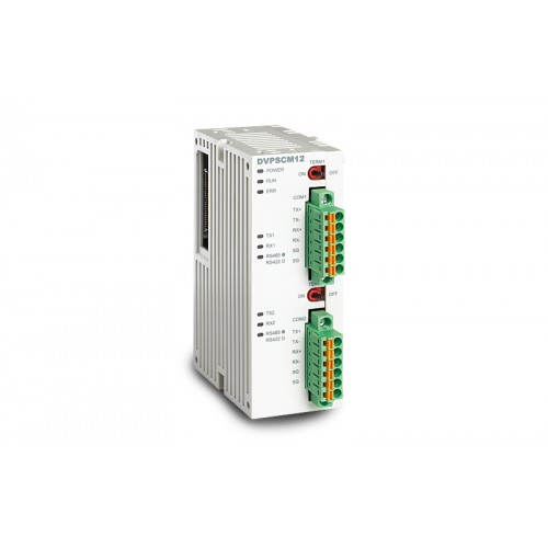 Delta DVPSCM12-SL Module additional COM ports, support for Modbus