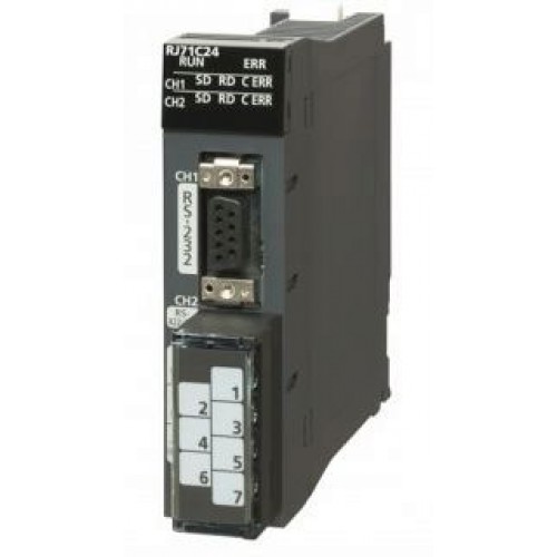 Mitsubishi RJ71C24 PLC iQ-R Series; Serial communication module, RS-232, RS-422/485