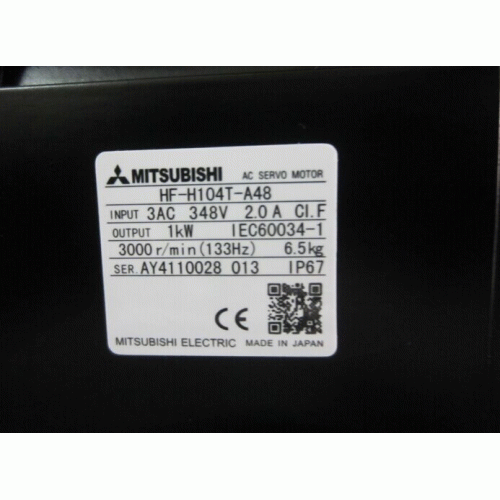 Mitsubishi HF-H104T-A48 1Kw Servo Motor