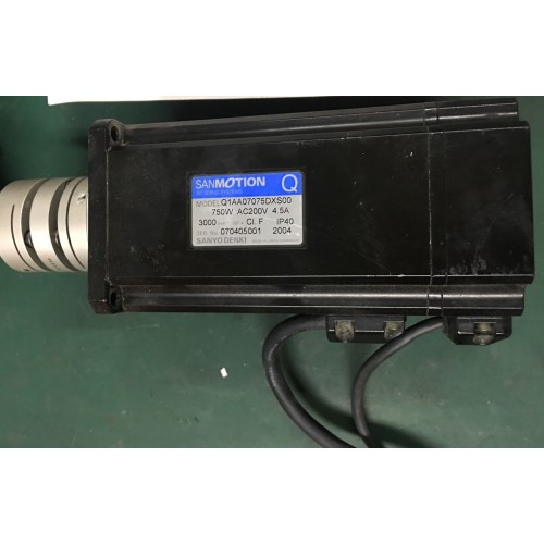 Sanyo Denki Q1AA07075DXS00 Servo Motor