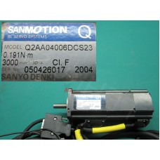 Sanyo Denki Q2AA04006DCS23 Servo Motor