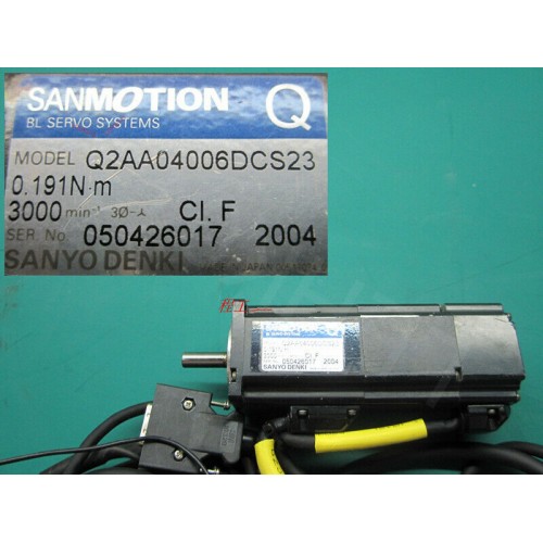 Sanyo Denki Q2AA04006DCS23 Servo Motor